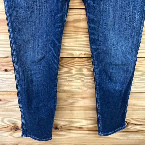 Madewell Slim Straight Jeans 26 Stretch Denim Pants High Rise Medium Wash - Picture 3 of 14